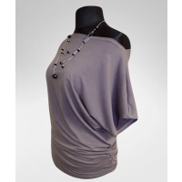 Tunika Nelly - kimono z marszczeniami na biodrach